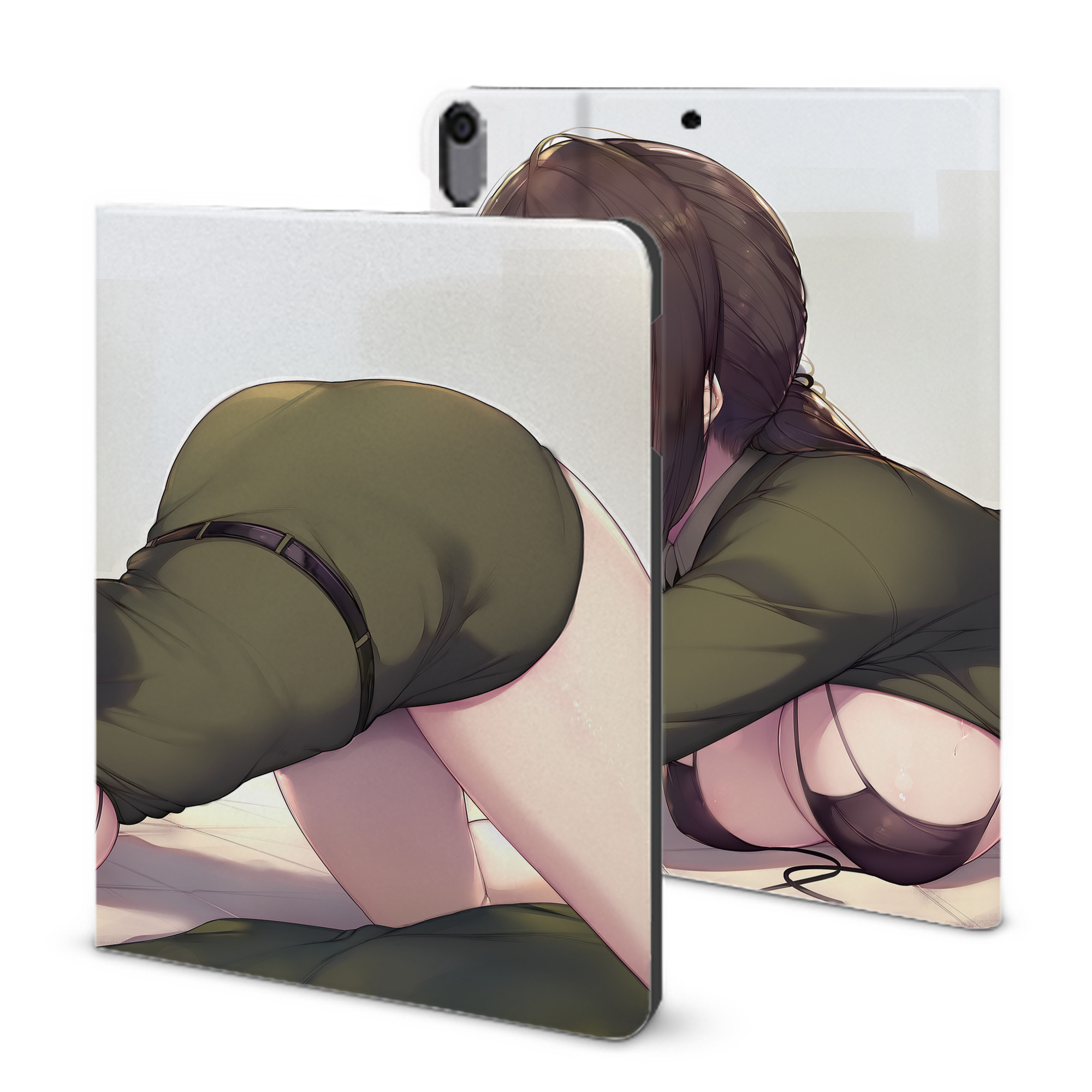 （画像用） 進撃の巨人 Attack on Titan IPad ケース ブック型 PUレザー TPU 耐衝撃 軽量 薄型 ペン収納なし 全面保護 IPad 各モデル対応
